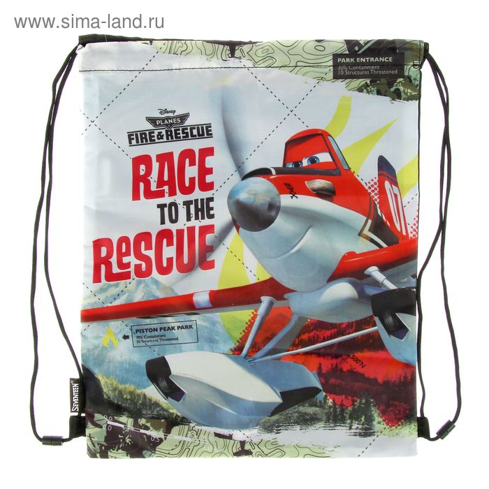 Мешок для обуви 430х340 мм Disney Planes PLCB-MT1-883 - Фото 1