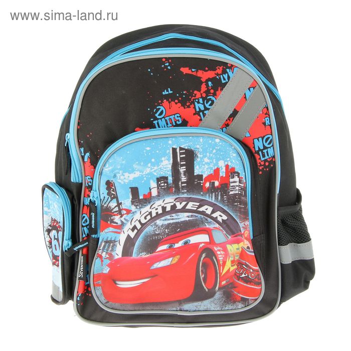 Рюкзак школьный эргономичная спинка для мальчика Disney Cars 38*29*15 2 оделения CRCB-MT1-9621 - Фото 1