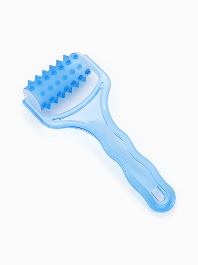 Массажёр - роллер, с шипами, 19×9×3.5 см, универсальный, МИКС