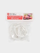 Формы для вырезания теста и мастики Доляна, набор 5 шт., 7.8×4.6×1 см, пластик, белые - Фото 11