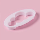 Формы для вырезания теста и мастики Доляна, набор 5 шт., 7.8×4.6×1 см, пластик, белые - Фото 3