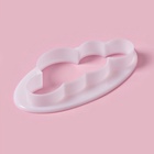 Формы для вырезания теста и мастики Доляна, набор 5 шт., 7.8×4.6×1 см, пластик, белые - Фото 4