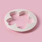 Формы для вырезания теста и мастики Доляна «Пионы», набор 4 шт.: d=8.5/10 /11.5/14.5 см, пластик, белые - Фото 4