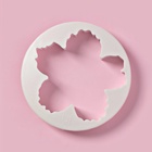 Формы для вырезания теста и мастики Доляна «Пионы», набор 4 шт.: d=8.5/10 /11.5/14.5 см, пластик, белые - Фото 6