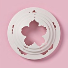 Формы для вырезания теста и мастики Доляна «Пионы», набор 4 шт.: d=8.5/10 /11.5/14.5 см, пластик, белые - Фото 7