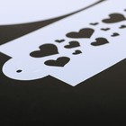 Трафарет кондитерский для украшения выпечки, 23×23 см, 2 шт. - Фото 2