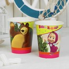 Стаканы бумажные «Маша и Медведь», 250 мл, набор 6 шт. - Фото 1