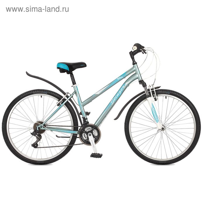Велосипед 26" Stinger Latina, 2017, цвет аквамарин, размер 15"