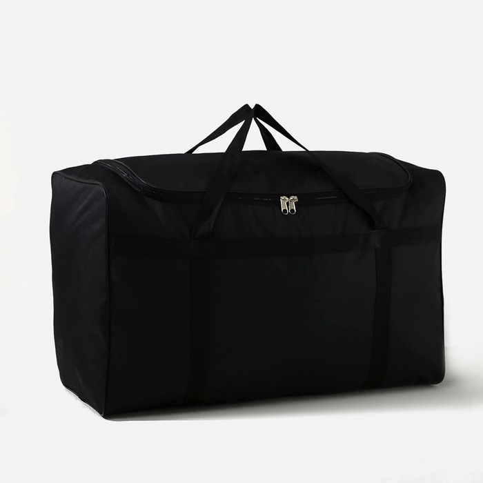 Сумка дорожная на молнии, цвет чёрный - Фото 1