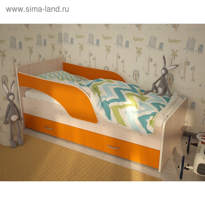 Кровать Кроха-2 Оранж 800х1600 - Фото 1