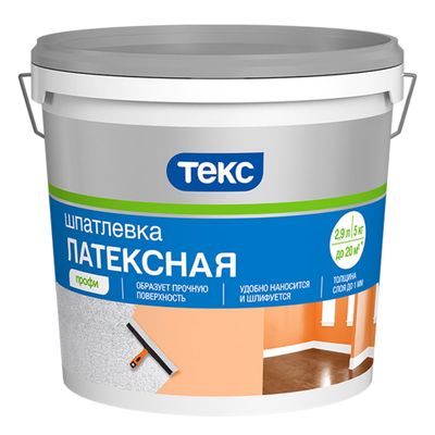 Шпаклевка латексная ТЕКС ПРОФИ 16кг