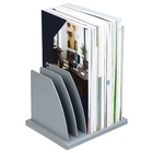 Лоток-сортер для журналов и бумаг сборный, 6 отделений, серый 1889783 - фото 7480263