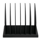 Подставка для журналов и бумаг (сортер) Стамм, сборная, 6 отделений, черная - Фото 4