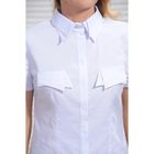 Рубашка женская 8055, размер 44, рост 164 см, цвет белый - Фото 4