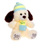 Мягкая игрушка "Собака" в шапке и шарфе, 32 см - Фото 2