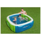 Бассейн надувной Bestway, 168×168×56 см, с окошками, от 6 лет, 51132 - Фото 4