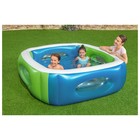 Бассейн надувной Bestway, 168×168×56 см, с окошками, от 6 лет, 51132 - Фото 5