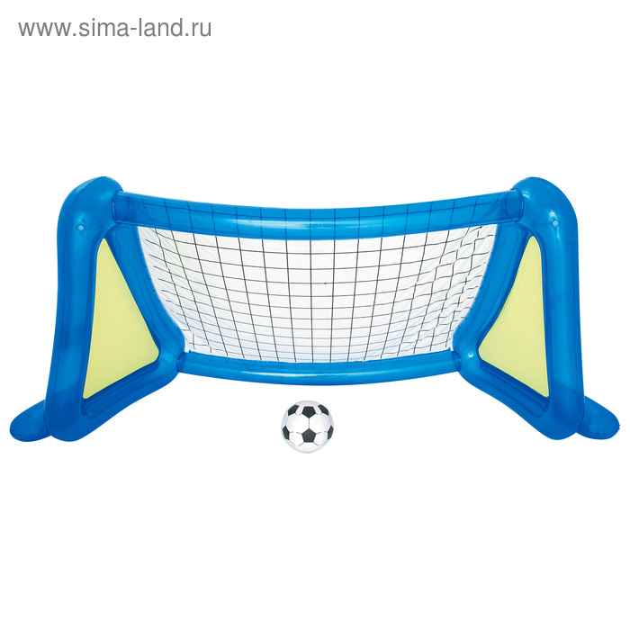 Футбольный набор: надувные ворота с брызгалкой + мяч, 254 х 112 х 130 см, от 4 лет, 52215 Bestway - Фото 1