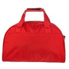 Сумка дорожная, 54 × 34,5 × 27 см, отделение на молнии, карман, ремень через плечо, цвет красный - Фото 2