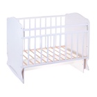 Детская кровать «Морозко», на качалке с поперечным маятником, белая - Фото 2