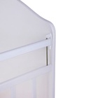 Детская кровать «Морозко», на качалке с поперечным маятником, белая - Фото 3