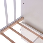 Детская кровать «Морозко», на качалке с поперечным маятником, белая - Фото 4