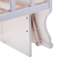 Детская кровать «Морозко», на качалке с поперечным маятником, белая - Фото 5