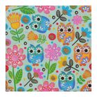 Салфетки бумажные "Совушки в цветах", набор 20 шт., 33 × 33 см - Фото 1