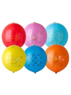 Воздушные шары латексные 18", панч-болл, 100 шт., МИКС - Фото 2