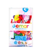 Воздушные шары латексные 18", панч-болл, 100 шт., МИКС - Фото 3