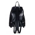 Рюкзак женский на шнурке, 1 отдел, наружный карман, цвет чёрный - Фото 3