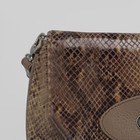 Сумка женская, отделение на молнии, наружный карман, цвет коричневый - Фото 4