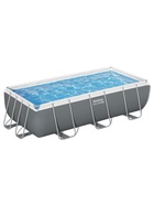 Бассейн каркасный Steel Pro Max, 404×201×100 см, фильтр-насос, лестница, прямоугольный, 56441 Bestway - Фото 12
