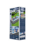 Бассейн каркасный Power Steel, 404×201×100 см, фильтр-насос, лестница, прямоугольный, 56441 Bestway - Фото 14