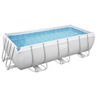 Бассейн каркасный Steel Pro Max, 404×201×100 см, фильтр-насос, лестница, прямоугольный, 56441 Bestway - Фото 4