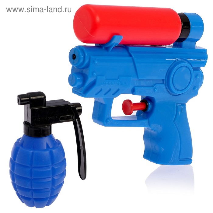 Водный пистолет «Малыш», с водной гранатой, цвета МИКС - Фото 1