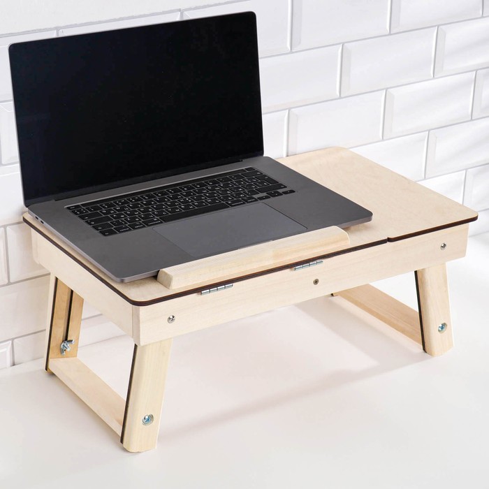 Столик для ноутбука складной Цветок, 50×30×21см