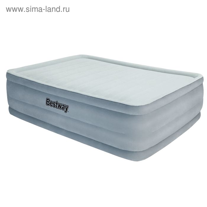 Матрас надувной Comfort Cell Queen 203х152х56 см, встроенный электронасос 67536 Bestway - Фото 1