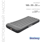 Матрас надувной Tritech, 188×99×30 см, с подголовником, со встроенным насосом 220-240V, 67556 Bestway - Фото 1