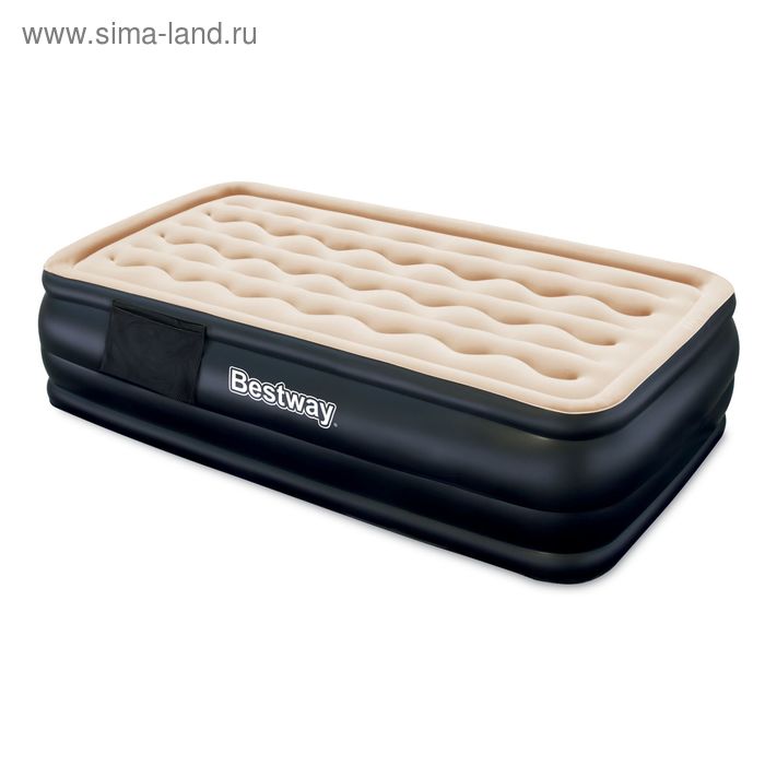 Кровать надувная Dreamair Premium Single, встроенный электронасос 191х97х46см (67469) Bestway - Фото 1