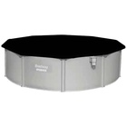 Бассейн стальной Hydrium, 457×122 см, песчаный фильтр-насос, лестница, подстилка, тент, круглый, 56384 Bestway - Фото 3