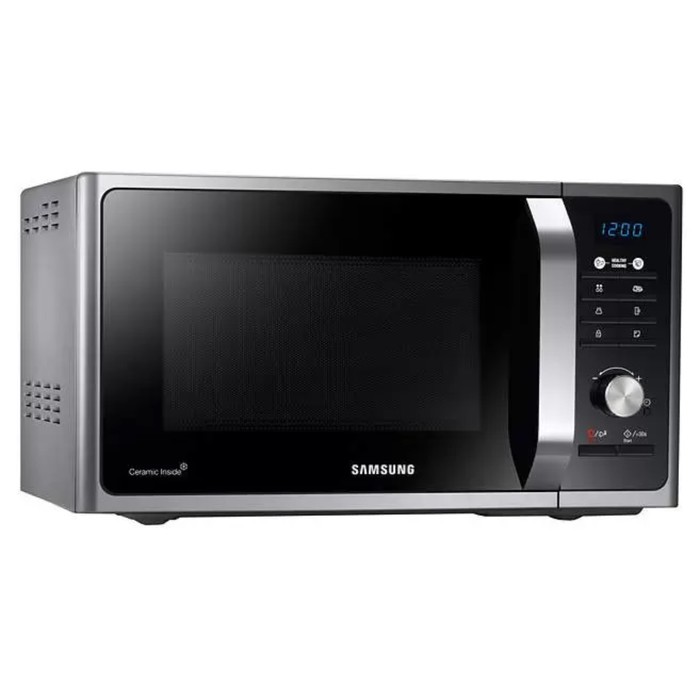 Микроволновая печь Samsung MS23F302TAS, 23 л, 800 Вт, серебристый - фото 51331140