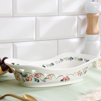 Хлебница «Полюшко-поле», блюдо для хлеба, 25.5×13×6 см, 1 сорт, Рогочая Н.В.