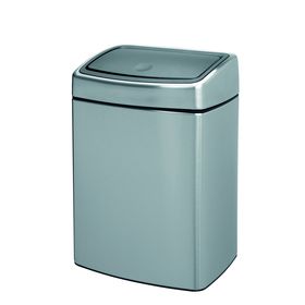 Мусорное ведро Brabantia Touch Bin, система Soft Touch, цвет стальной матовый, 10 л