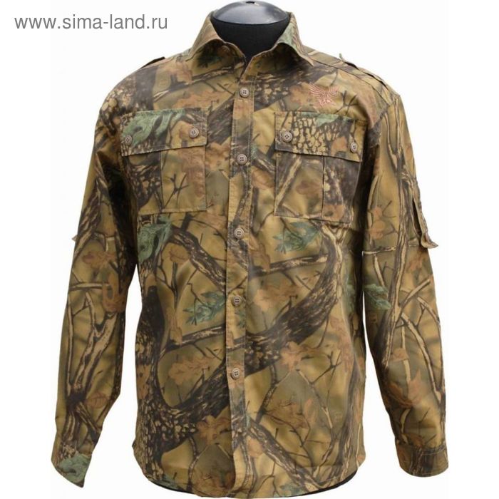Рубашка «Фазан», цвет лес, размер 46/170-176 см - Фото 1