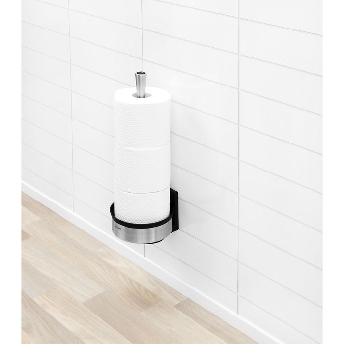 Держатель для хранения туалетной бумаги Brabantia Profile, цвет стальной матовый - фото 1902460988