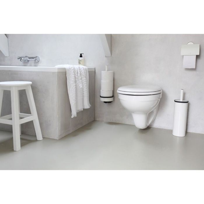 Держатель для хранения туалетной бумаги Brabantia Profile, цвет белый