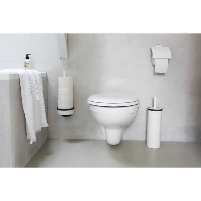 Туалетный ёршик с держателем Brabantia Profile, цвет белый - фото 1908297255