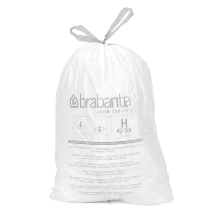 Пакет пластиковый Brabantia PerfectFit, рулон, размер H (50-60 л), 10 шт