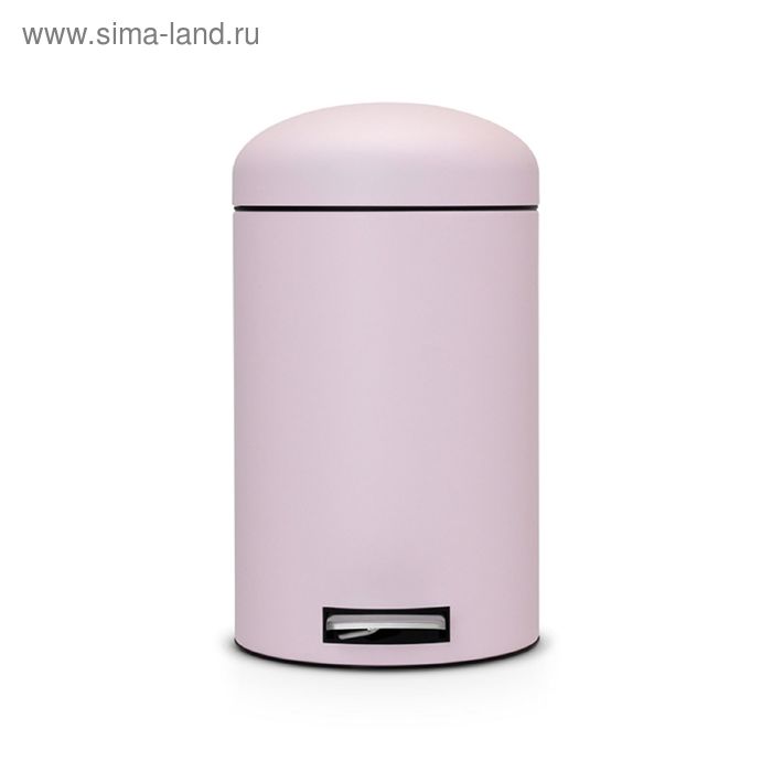 Ведро для мусора Brabantia Retro, 12 л, цвет розовый - Фото 1